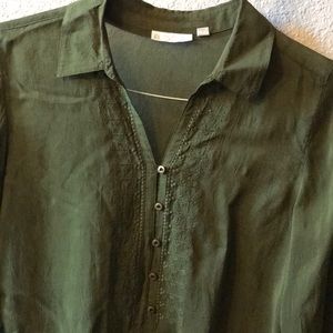 J. Jill embroidered tunic    Size small EUC